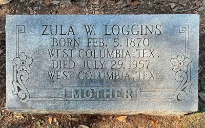 Loggins, Zula Della Winstead